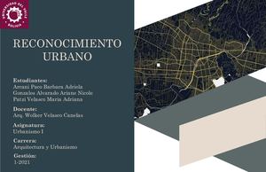 Reconocimiento Urbano_Barbara Arcani, Ariane Gonzales, Adriana Patzi