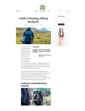 Campinglifeaustralia Com Au Guide To Buying A Hiking Backpack