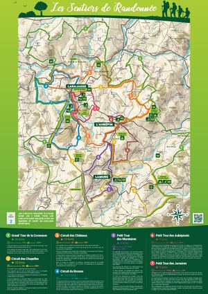 Larajasse Cartes Sentiers Balisés 2021010048