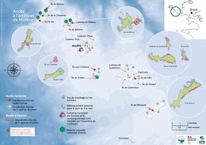 Carte Accès Archipel de Molène
