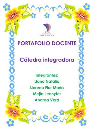 Portafolio Docente