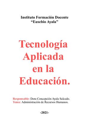 Tae Unidad IV