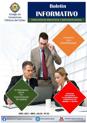 Boletin Informativo Mes Julio 2021 CCPC