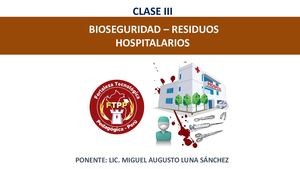 Residuos Hospitalarios Clase Iii