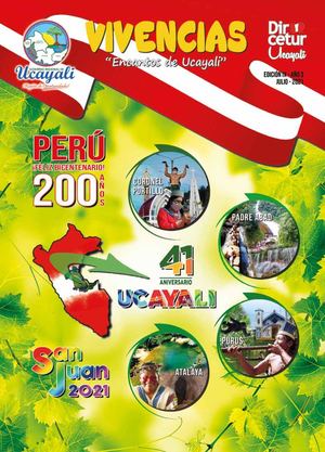 REVISTA VIVENCIAS ED 9 DIRCETUR UCAYALI