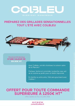OFFRE COLBLEU Plancha