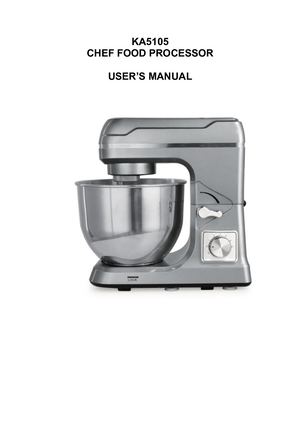 Notice Robot Pâtissier_EN