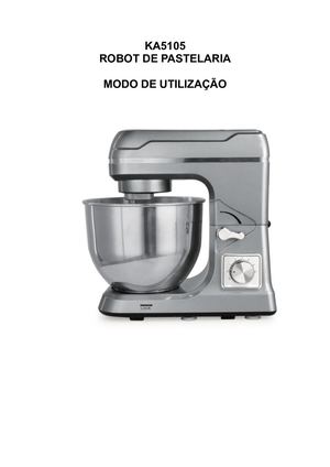 Notice Robot Pâtissie_PT