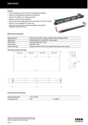 DATA SH Netscale 48 Housing 1U Straight