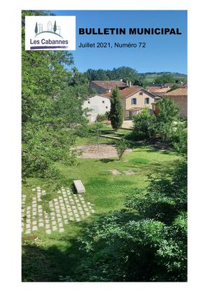Bulletin municipal Juillet 2021