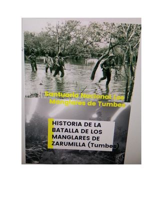 Historia De La Batalla De Los Manglares De Zarumilla