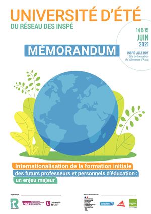 Université d'été 2021 - Mémorandum