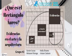 Grupo 2 Rectángulo ÁUreo Y Sus Ejemplos En El Arte Y La Arquitectura