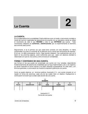 Tema 2 La Cuenta