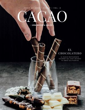 Moderno Chocolate Negro Comida Revista