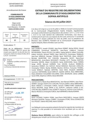 CC 2021 162 DRE - Mise En Oeuvre Sécurité Transports Urbains Envibus - Conv