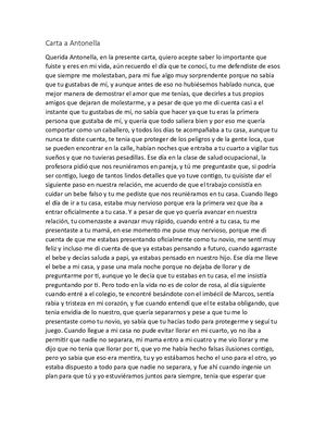 Carta A Antonella