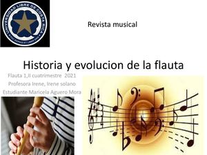 Revista Terminada De Flauta