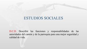 Autoridades De La Parroquia Y Canton