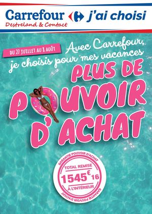 Calameo Carrefour Destreland Contact Je Choisis Pour Mes Vacances Juillet 21