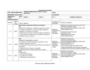 Plan Calculo Geometrico