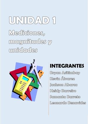 Unidad 1 Mediciones, Magnitudes Y Unidades