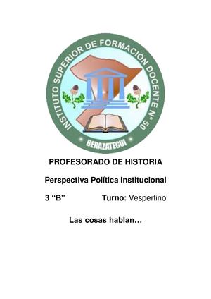Objetos de la Historia de la Educacion