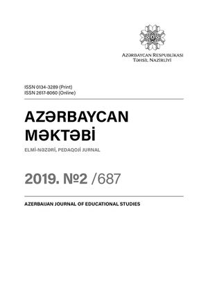 Issue 2 2019 Azerbaijan Journal Of Educational Studies
