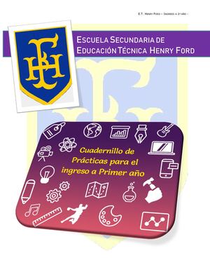 Cuadernillo Ingreso Henry Ford