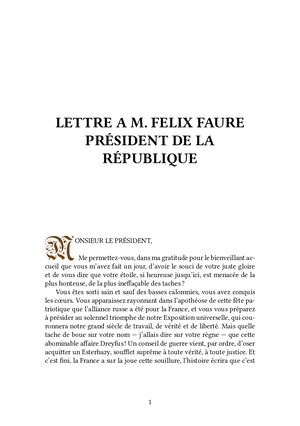 Émile Zola- J'accuse