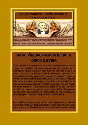 CASO VERIDICO ACONTECIDO A CHICO XAVIER
