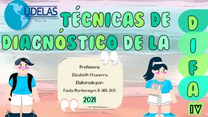 Portafolio De Técnicas De Diagnostico De La DIFA Iv 2021