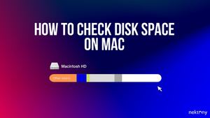 How to check disk space on Mac