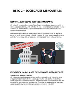 Reto 2 (Sociedades Mercantiles)