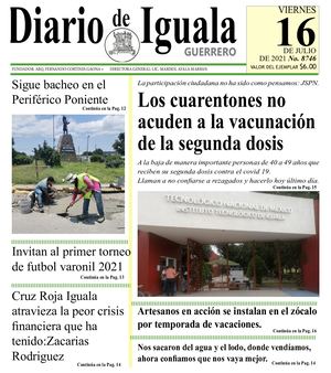Viernes 16 De Julio 2021 Diario De Iguala