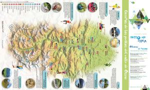 mapa turístico de la valle de ossau