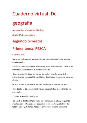 Cuardeno Virtual De Geografia 2 Bimestre