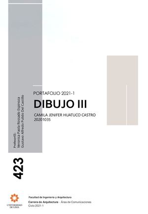 Huatuco Castro Portafolio Dibujo