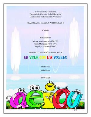 Un Viaje Con Las Vocales