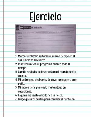 Preterito Imperfecto Y Copreterito