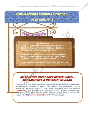 Explicaciones Segunda Actividad Pro