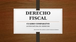 Derecho Fiscal
