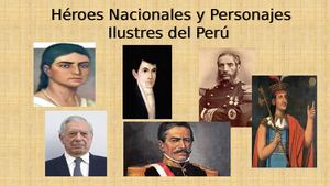 Héroes Nacionales Y Personajes Ilustres Del Perú Jade Guinasi