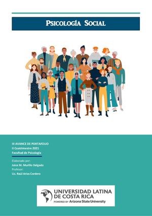 Psicología Social - Avance 3