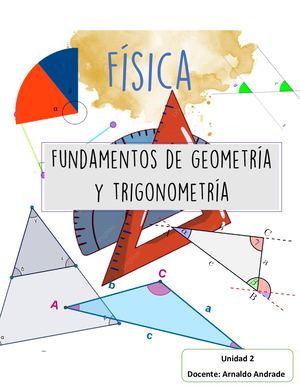 Física unidad 2 Geometría y trigonometría