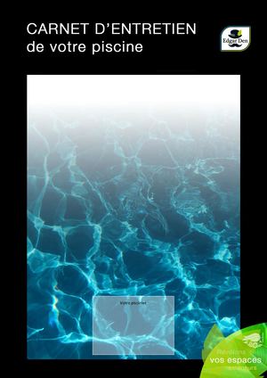 Carnet D'entretien Piscine