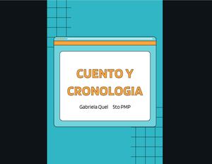 Cuento Y Cronologia