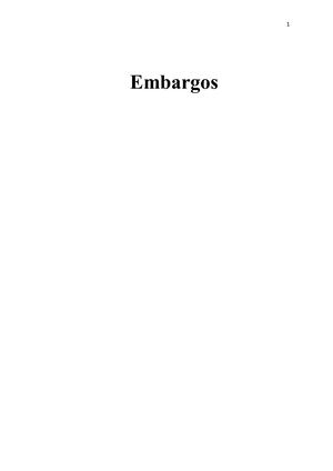 Embargos