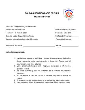 Prueba De Evaluación Escrita