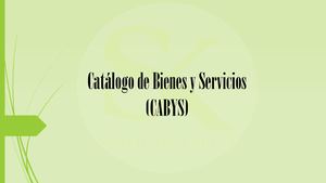 Presentación Cabys